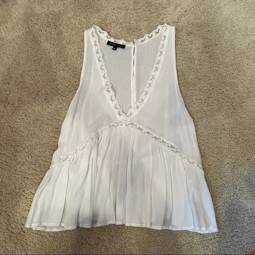 pacsun kendall and kylie flowy tank top